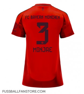 Bayern Munich Kim Min-jae #3 Replik Heimtrikot Damen 2024-25 Kurzarm